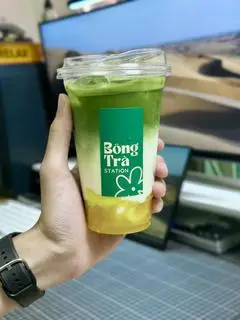 Hình ảnh Matcha latte chuối