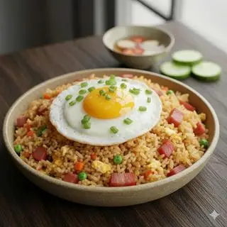 Hình ảnh Cơm chiên dương châu + Trứng