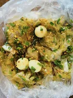 Hình ảnh Bánh tráng mỡ hành