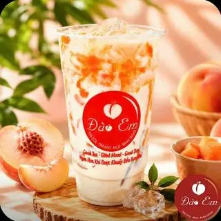 Hình ảnh Trà Đào Sữa Kem Muối