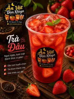 Hình ảnh Trà dâu 1L - dâu lúc có lúc không