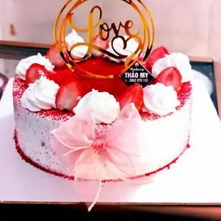 Hình ảnh Bánh kem tươi dâu size 15 