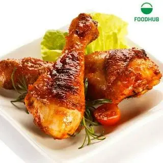 Hình ảnh cơm đùi gà nướng 