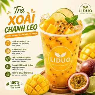 Hình ảnh Trà xoài chanh leo 700ml