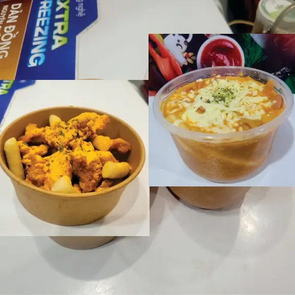 Hình ảnh Combo M: Tokbokki Phủ Pho Mai + Gà Viên Chiên Giòn Lắc Pho Mai