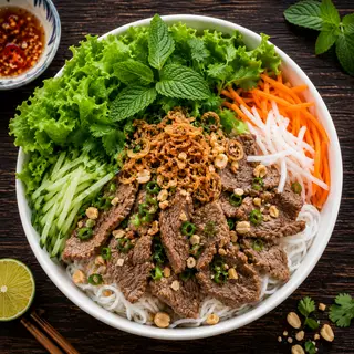 Hình ảnh Bún Trộn Bò