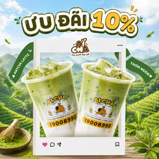 Hình ảnh COMBO 2 MATCHA LATTE - SIZE M
