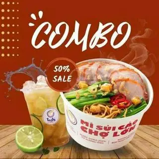 Hình ảnh CB - Mì xá xíu + Trà chanh
