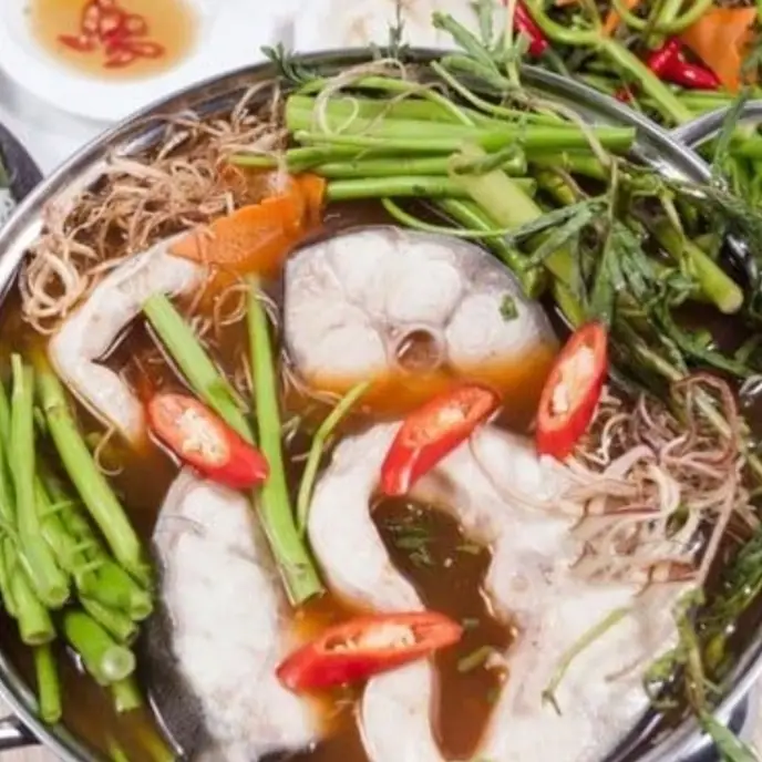 Hình ảnh Lẩu Cá Bóp măng chua 