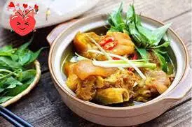 Hình ảnh Bún giả cầy móng giò thêm thịt bắp chân giò