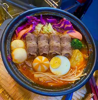 Hình ảnh Mỳ cay - Bò ba chỉ  Kim Chi