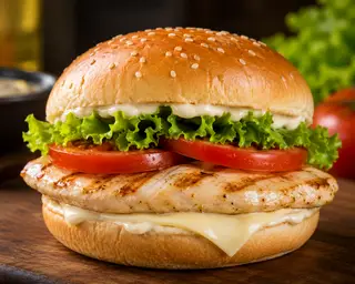 Hình ảnh Burger chicken - burger gà