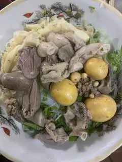 Hình ảnh Bún tim tràng trứng