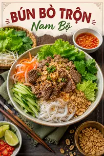 Hình ảnh BÚN BÒ TRỘN NAM BỘ