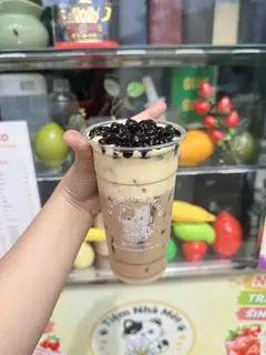 Hình ảnh Trà sữa truyền thống trân châu kem phô mai 700ml
