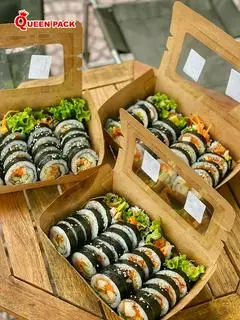 Hình ảnh KIMBAP CHÀ BÔNG MIX THANH CUA ĐÀI 