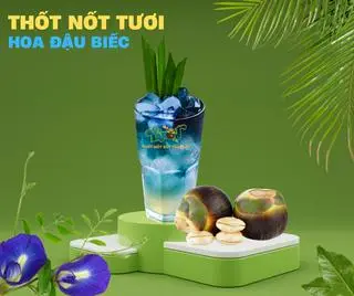 Hình ảnh Thốt Nốt Hoa Đậu Biếc - Size L