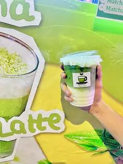 Hình ảnh Matcha latte - Meiji milk