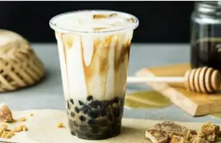 Hình ảnh Sữa tươi trân châu đường đen