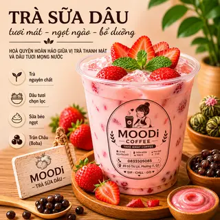 Hình ảnh Trà sữa dâu