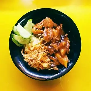 Hình ảnh Xôi gà nấm