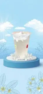 Hình ảnh Dừa Tươi Ly Khổng Lồ