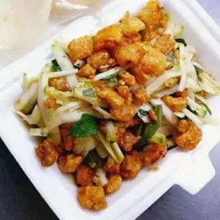 Hình ảnh TÓP MỠ TRỘN CÓC XOÀI (tặng 1 bịch phồng tôm)