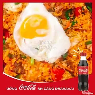 Hình ảnh Cơm Chiên Kimchi Bò + Coca