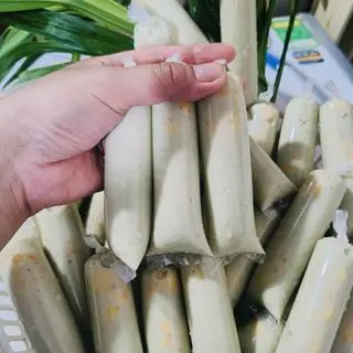 Hình ảnh kem đậu xanh mix mít chuẩn vị tuổi thơ (1bịch) 