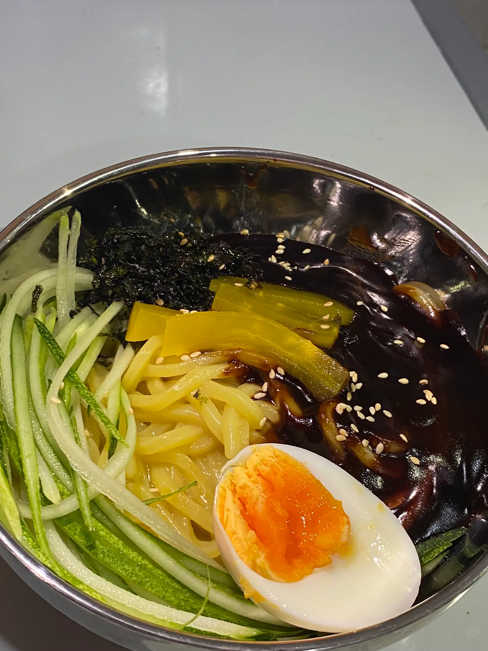 Hình ảnh MÌ TƯƠNG ĐEN - JAJANGMYEON (진한 콩국수)