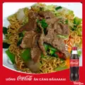 Hình ảnh mỳ xào - coca