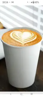 Hình ảnh cà phê latte nóng OASIS 