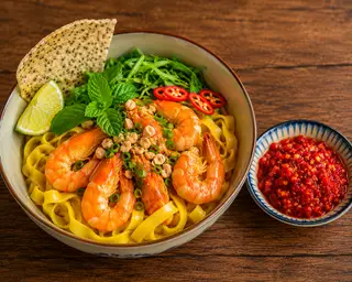 Hình ảnh Mỳ Quảng tôm