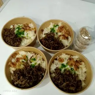 Hình ảnh Xôi sắn mỡ hành