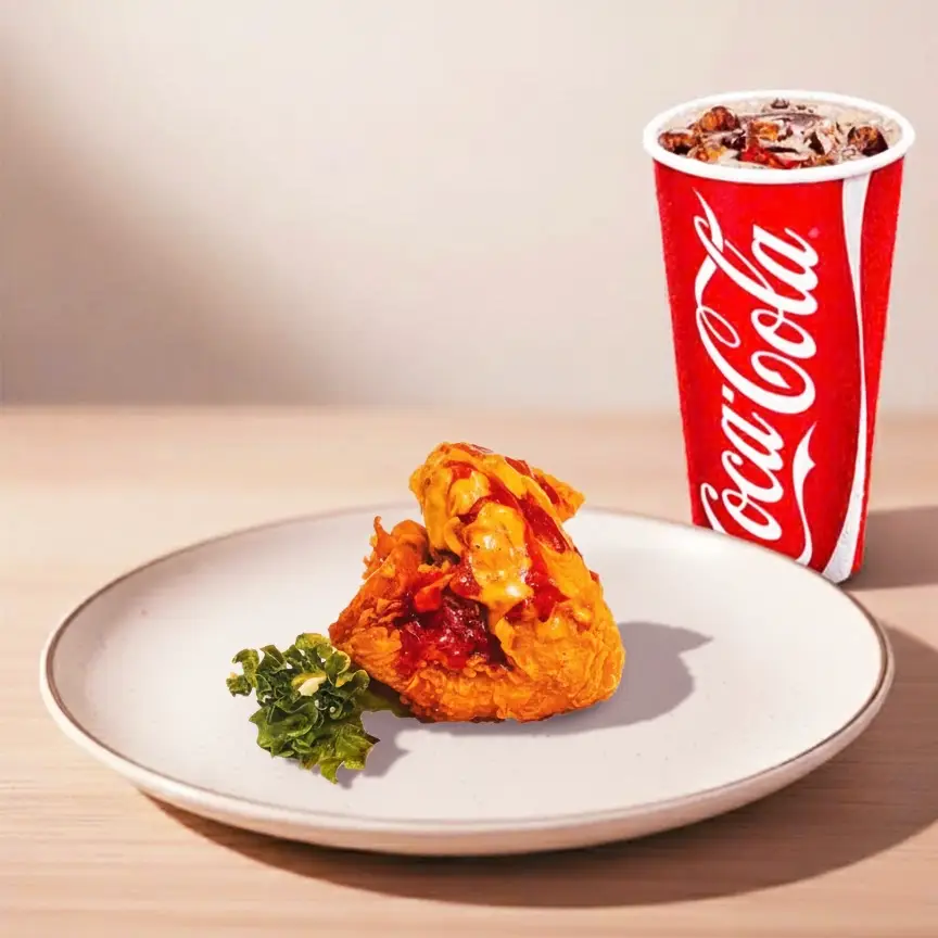 Hình ảnh Cánh Gà Sốt Tặng 1 Coca