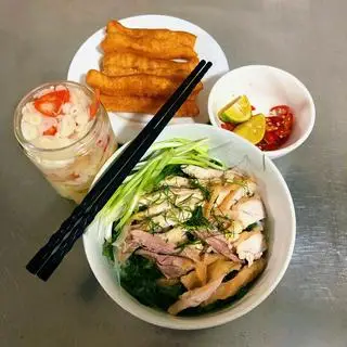 Hình ảnh bún gà trộn 