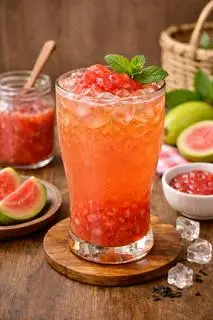 Hình ảnh Trà ổi hồng size L 700ml
