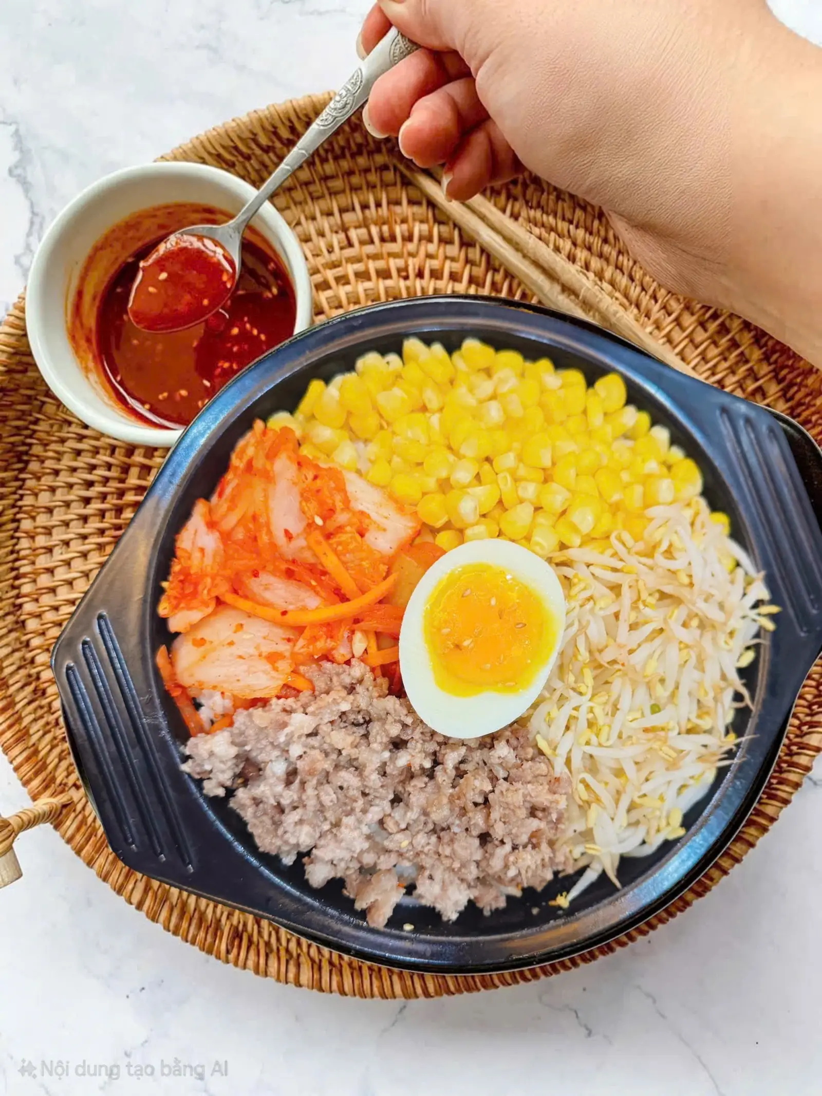 Hình ảnh cơm trộn koreea