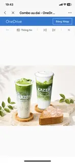 Hình ảnh Bộ đôi Matcha (2XL Matcha Premium + 1 Thạch Trân Châu)