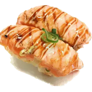 Hình ảnh Sushi Bụng Cá Hồi Khè 4 Viên