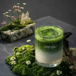 Hình ảnh Matcha latte sữa Đức
