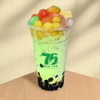 Hình ảnh Trà sữa Thái xanh (Full Topping)