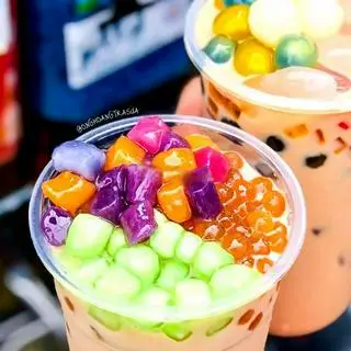 Hình ảnh Trà sữa thập cẩm thạch nhà làm