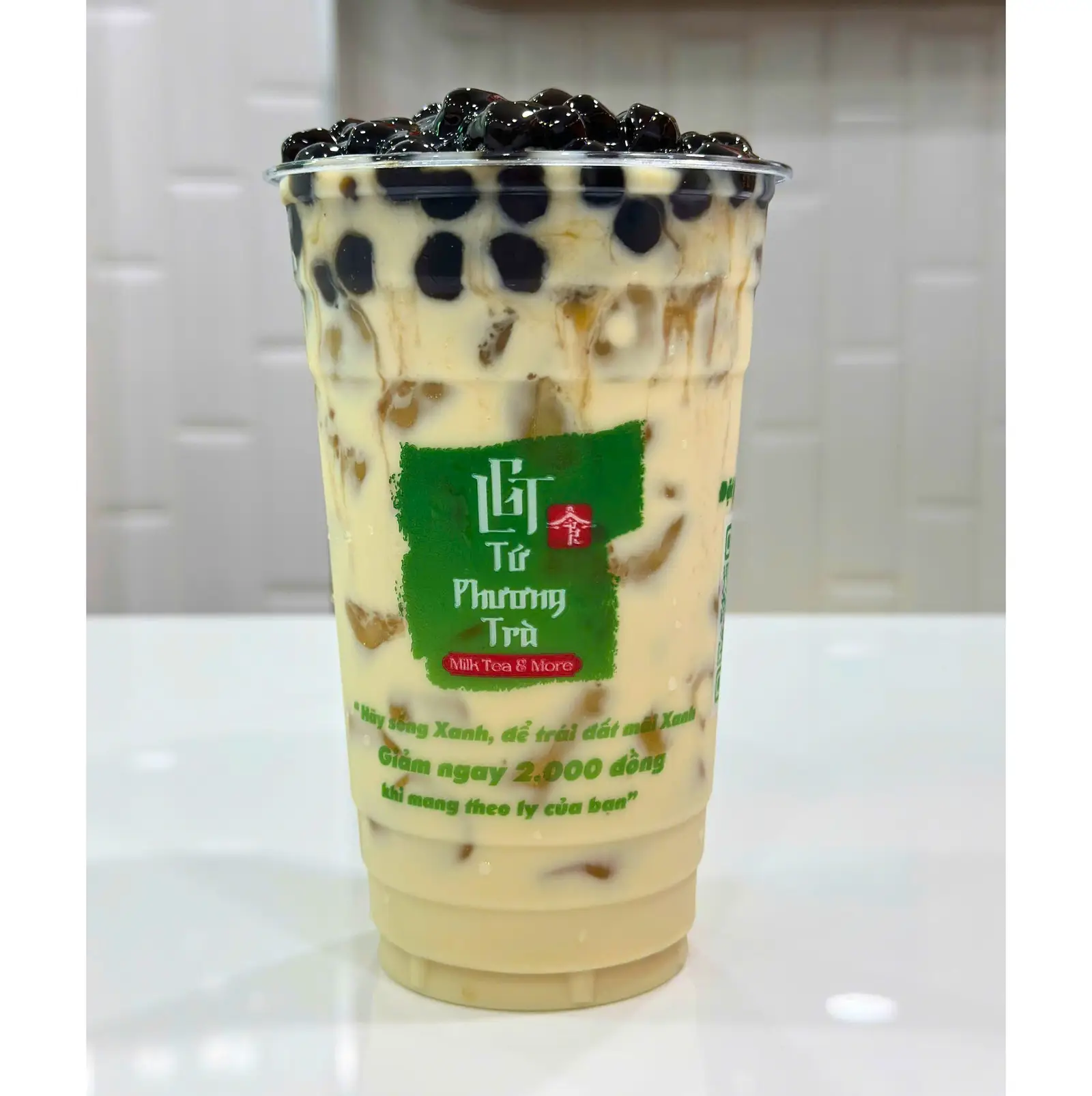 Hình ảnh Trà sữa gạo rang trân châu