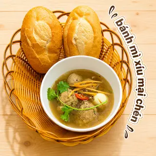 Hình ảnh Bánh mì xíu mại chén