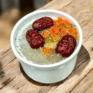 Hình ảnh Thố yến chưng nóng tuỳ topping tặng kèm muỗng sứ cao cấp, túi giấy