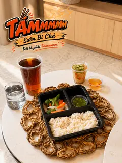Hình ảnh Cơm tấm mắm mỡ hành