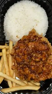 Hình ảnh Cơm gà giòn siêu cay