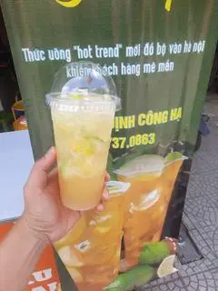 Hình ảnh Trà chanh giã tay quảng đông nha đam
