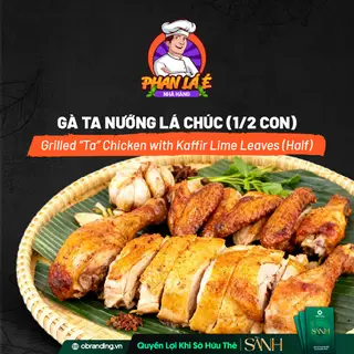 Hình ảnh Gà Ta Nướng Lá Chúc (Nửa Con)